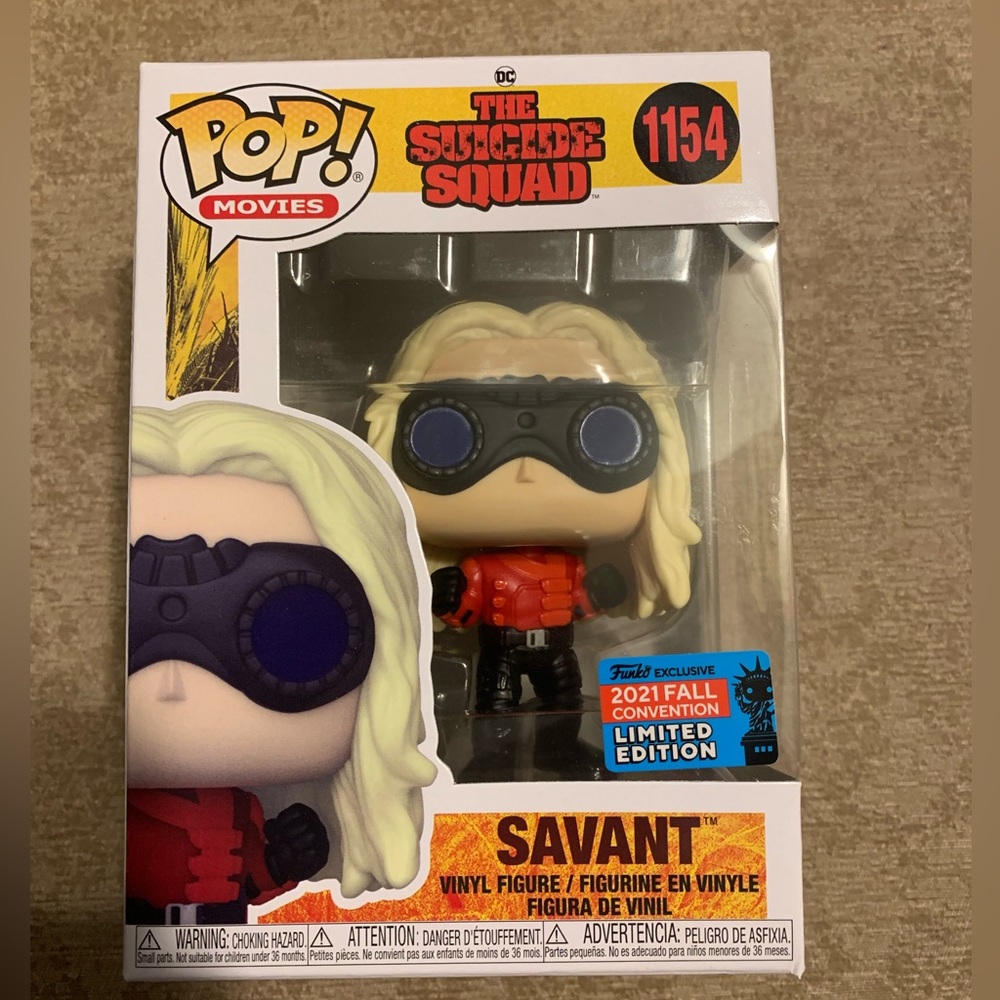 Funko Pop! Movies Suicide Squad - Savant Exclusive Vinyl Figure Collectible Toy.